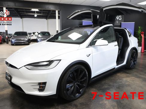 Used 2020 Tesla Model X Long Range AWD/4WD image 1