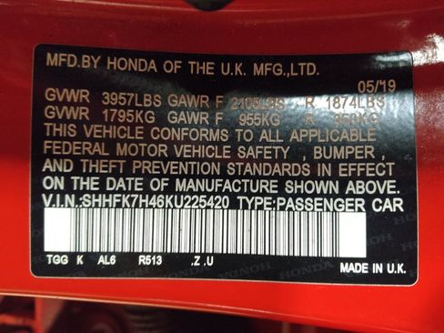 Used 2019 Honda Civic Sport image 33