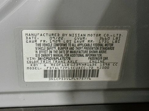 Certified 2023 Nissan Kicks SR w/ SR Premium Package FWD image 34