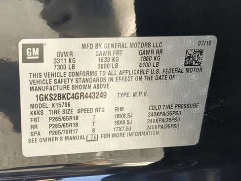 Used 2016 GMC Yukon SLT image 37