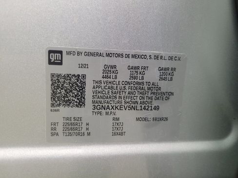 Used 2022 Chevrolet Equinox LT FWD image 33