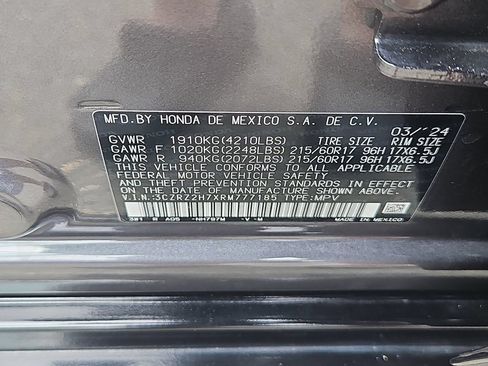 Used 2024 Honda HR-V EX-L image 14