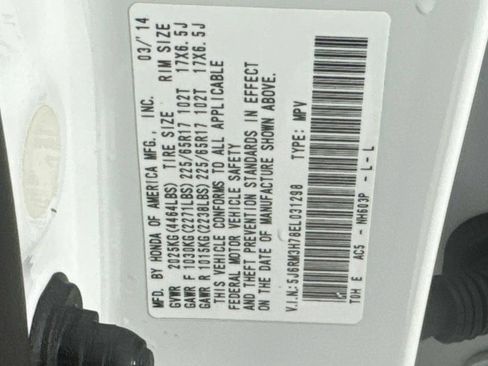Used 2014 Honda CR-V EX-L image 38