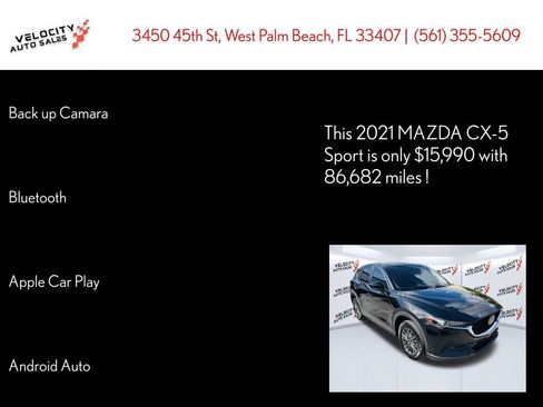 Used 2021 MAZDA CX-5 Sport image 26
