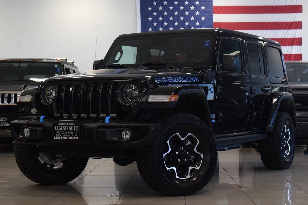 Used 2021 Jeep Wrangler Unlimited Rubicon 4xe w/ Steel Bumper Group AWD/4WD image 3