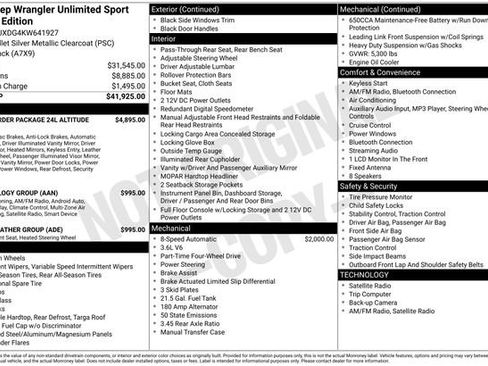 Used 2019 Jeep Wrangler Unlimited Sport image 13