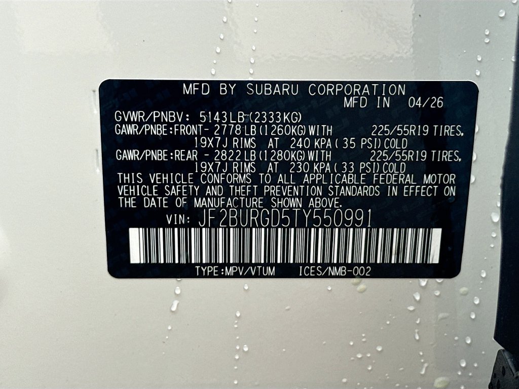New 2026 Subaru Outback Limited XT AWD/4WD image 30