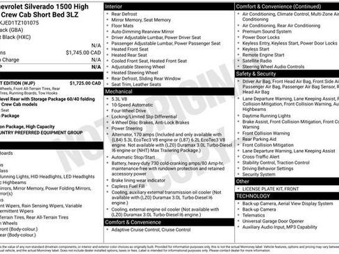 Used 2026 Chevrolet Silverado 1500 High Country w/ Midnight Edition image 3