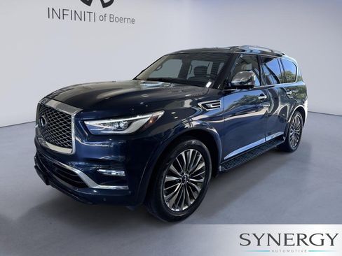 Certified 2021 INFINITI QX80 Sensory w/ All-Season Package RWD image 1
