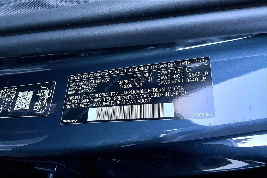 New 2026 Volvo XC90 B6 Plus w/ Protection Package Premier AWD/4WD image 14