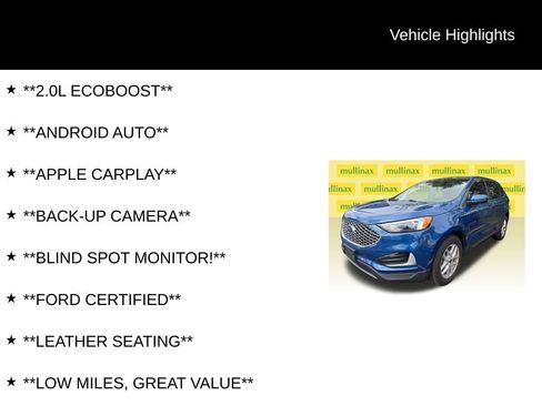 Certified 2024 Ford Edge SEL AWD/4WD image 6