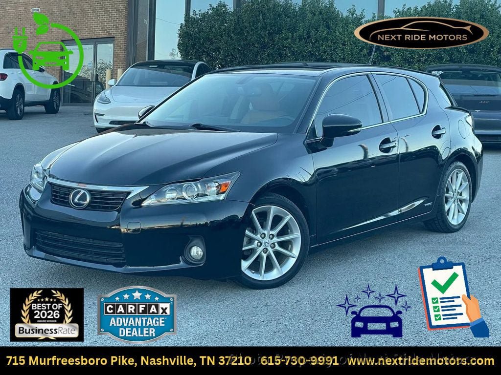 Used 2012 Lexus CT 200h Premium w/ Premium Audio Pkg FWD image 1