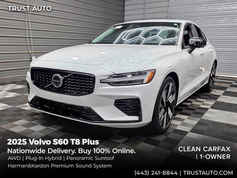 Used 2025 Volvo S60 T8 Plus w/ Climate Package AWD/4WD image 1