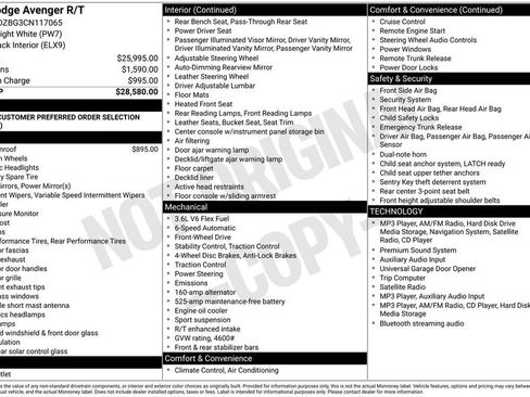 Used 2012 Dodge Avenger R/T FWD image 39