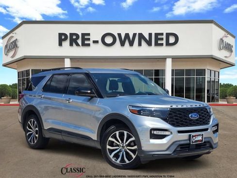 Used 2022 Ford Explorer ST-Line w/ Class IV Trailer Tow Package RWD image 1