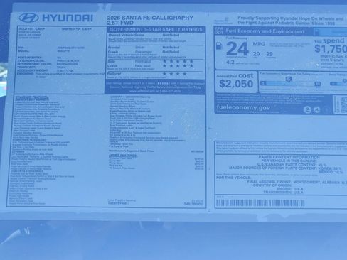 New 2026 Hyundai Santa Fe Calligraphy image 34