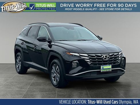 Used 2023 Hyundai Tucson Blue AWD/4WD image 1