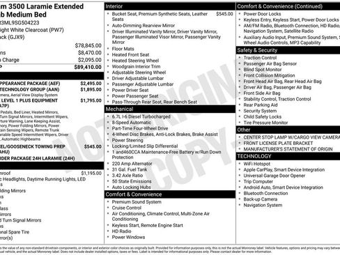 Used 2025 RAM 3500 Laramie w/ Sport Appearance Package AWD/4WD image 41