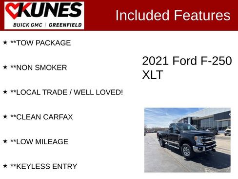Used 2021 Ford F250 XLT w/ XLT Value Package image 3