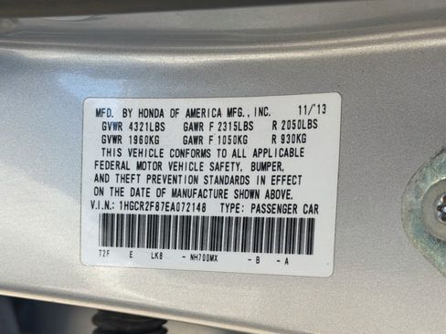 Used 2014 Honda Accord EX-L image 12