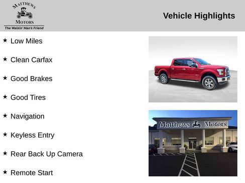 Used 2016 Ford F150 XLT w/ Equipment Group 302A Luxury AWD/4WD image 12