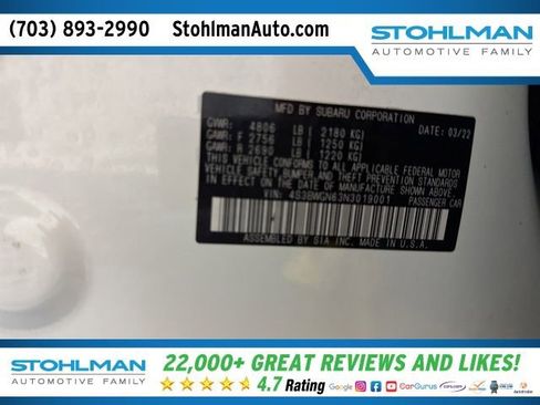 Used 2022 Subaru Legacy Limited XT image 39