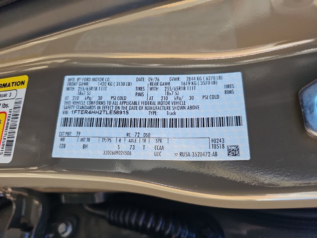 New 2026 Ford Ranger XLT w/ Equipment Group 301A High AWD/4WD image 42