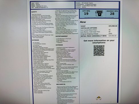 Used 2018 Honda Odyssey EX image 17