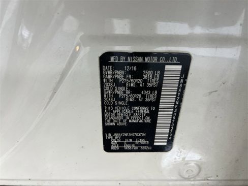 Used 2017 Nissan Armada Platinum w/ Captain Seat Package image 29