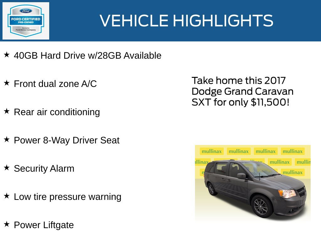 Used 2017 Dodge Grand Caravan SXT FWD image 23