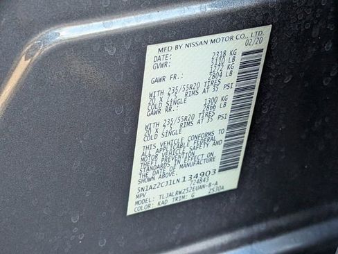 Used 2020 Nissan Murano SL w/ Moonroof Package image 38