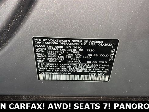 Used 2024 Volkswagen Atlas SEL Premium R-Line image 35