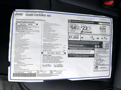 New 2023 Jeep Grand Cherokee 4WD 4xe image 18