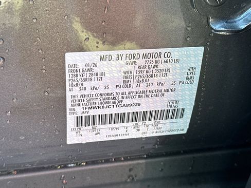 New 2026 Ford Explorer Tremor w/ Tremor Ultimate Package AWD/4WD image 29