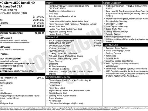 Used 2022 GMC Sierra 3500 Denali w/ Denali Ultimate Package AWD/4WD image 13