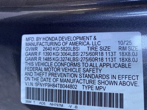 New 2026 Honda Passport TrailSport Elite image 42