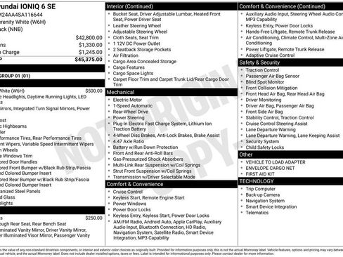 New 2025 Hyundai Ioniq 6 SE image 28