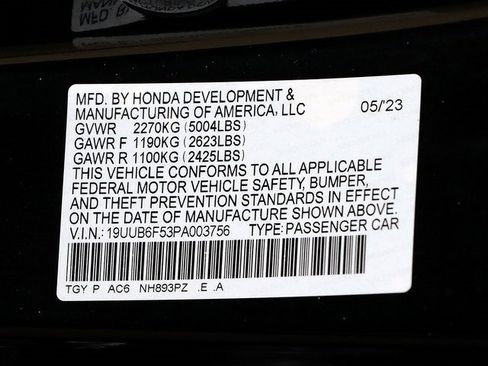 Certified 2023 Acura TLX SH-AWD w/ A-SPEC Pkg image 38