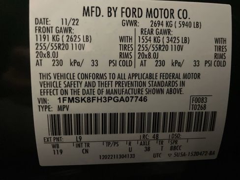 Used 2023 Ford Explorer Limited w/ Limited Technology Package image 28