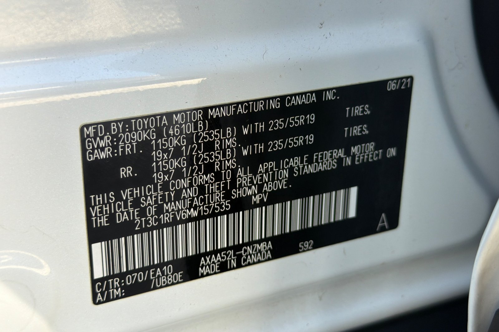 Used 2021 Toyota RAV4 XLE Premium FWD image 28