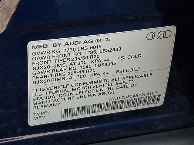 Used 2024 Audi Q4 e-tron Premium Plus w/ Premium Plus AWD/4WD image 29