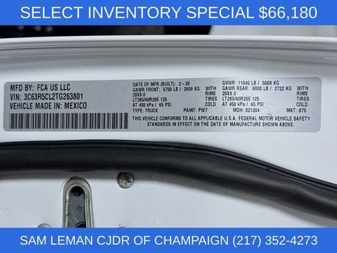 New 2026 RAM 2500 Tradesman image 30