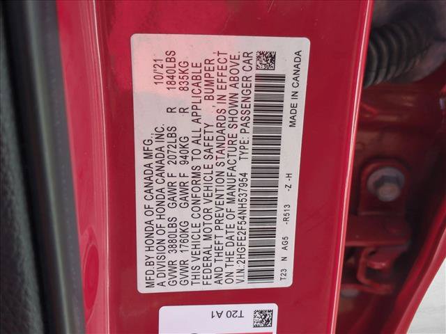 Used 2022 Honda Civic Sport image 23