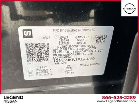 Used 2023 Chevrolet Traverse RS image 19