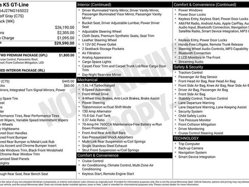 Used 2022 Kia K5 GT-Line w/ GT-Line FWD Premium Package image 2