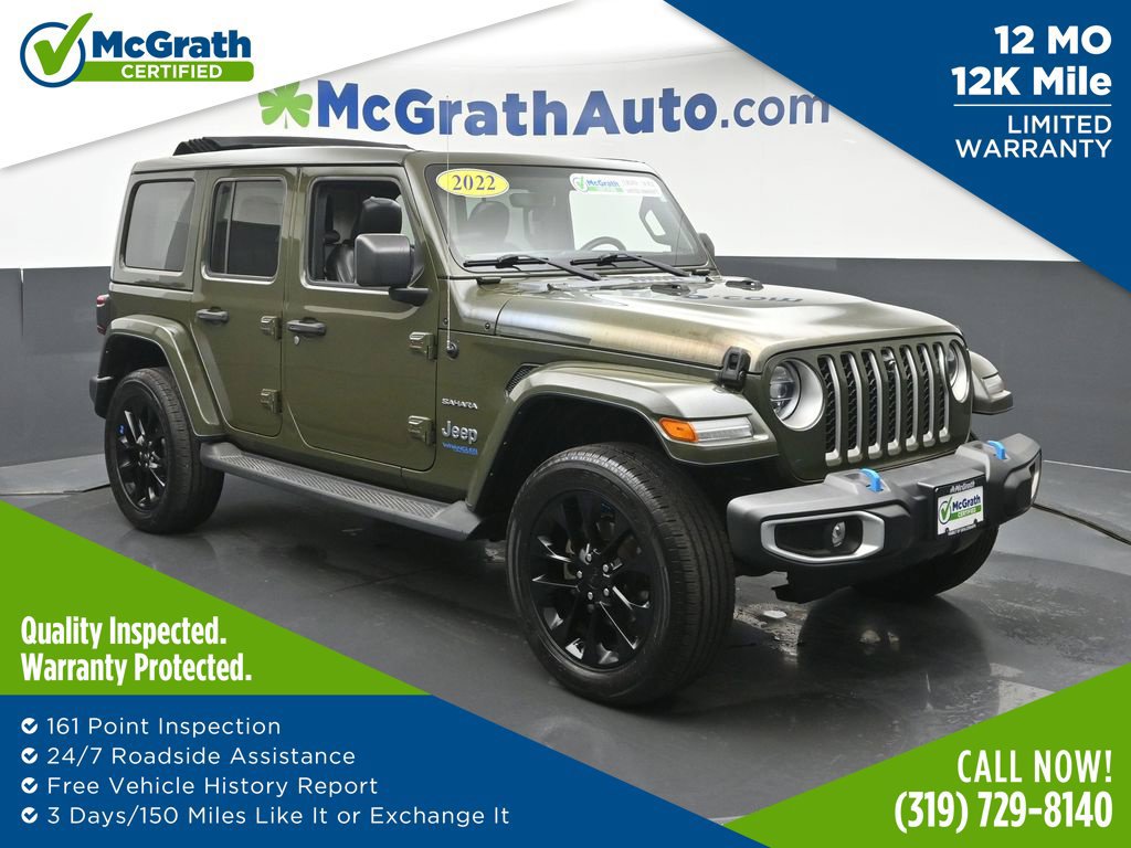 Used 2022 Jeep Wrangler Unlimited Sahara AWD/4WD image 1