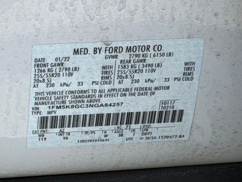 Used 2022 Ford Explorer ST AWD/4WD image 37