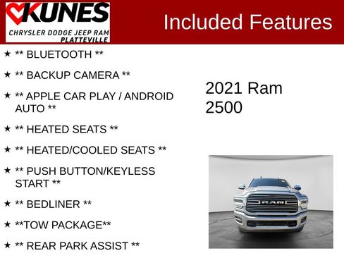 Used 2021 RAM 2500 Laramie AWD/4WD image 2