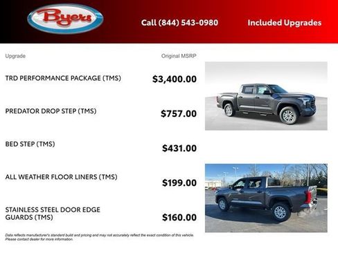 New 2025 Toyota Tundra SR5 w/ TRD Performance Package (TMS) image 5