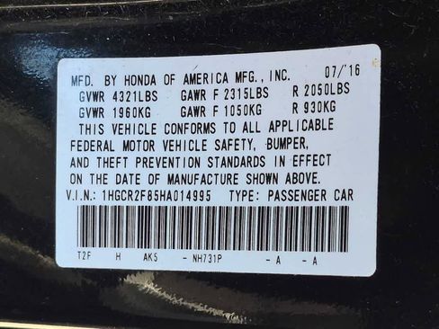 Certified 2017 Honda Accord EX-L image 38